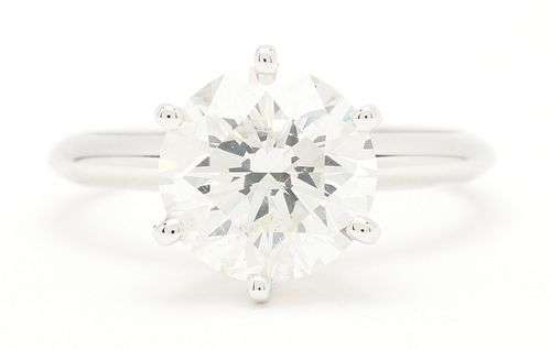 LADIES 2.85 CARAT ROUND DIAMOND