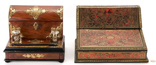 NAPOLEON III BOULLE LAP DESK &