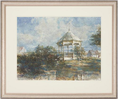 CARL SUBLETT W C PAINTING GAZEBO 387ba8