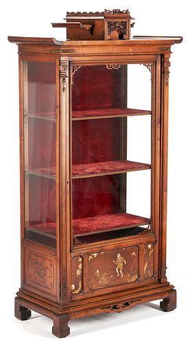 CHINOISERIE INLAID LACQUER DISPLAY 387be1