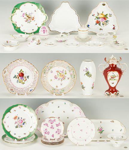 30 PCS HEREND TABLEWARE INCL  387bf5