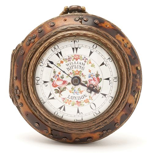 ENGLISH TRIPLE CASED FUSEE POCKETWATCH,