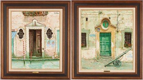2 ANDRE ANDREOLI O C PAINTINGS  387c70