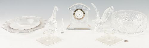 8 ASSORTED CRYSTAL ITEMS, INCL. WATERFORD