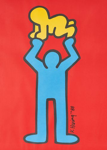 AFTER KEITH HARING 1991 POP ART 387ca0