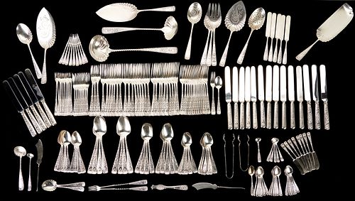 ASSYRIAN HEAD VICTORIAN FLATWARE 387d4f