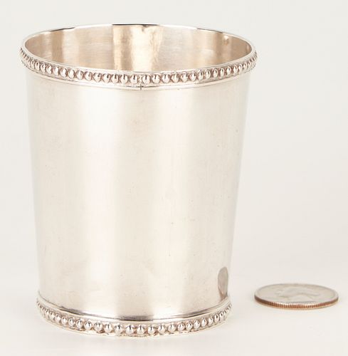 KY COIN SILVER JULEP CUP, H. HUDSON,