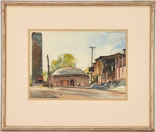 MCCOLLOUGH PARTEE WATERCOLOR PAINTING  387db3
