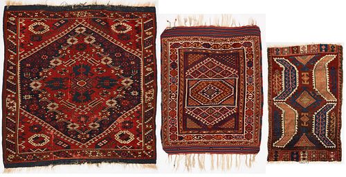 3 PERSIAN RUGS1st item Persian 387e2e