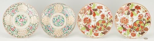 4 CHINESE PORCELAIN PLATES INCL  387e3d