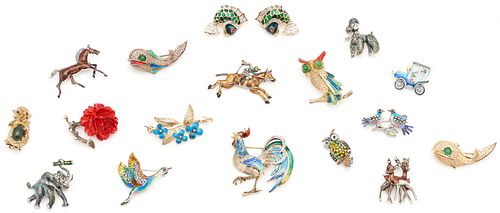 16 ALICE CAVINESS BROOCHES & PR.