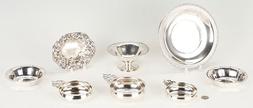 8 PCS. STERLING HOLLOWWARE, INCL.