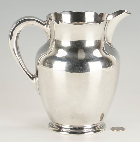 KIRK SKYLARK STERLING SILVER WATER PITCHERS.