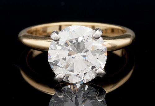 LADIES GIA 2.85 CARAT DIAMOND 18K