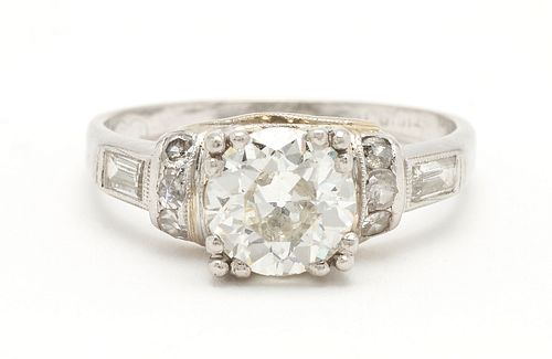 LADIES ART DECO PLATINUM DIAMOND 387f3a