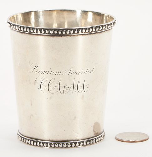 AGRICULTURAL SILVER JULEP CUP,