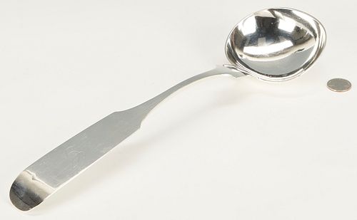 KENTUCKY COIN SILVER PUNCH LADLE,