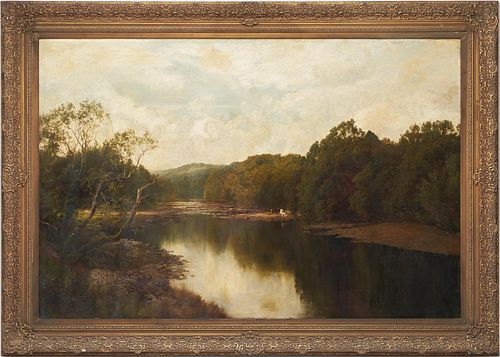 JOHN CLAYTON ADAMS LARGE O C LANDSCAPE  387f9b