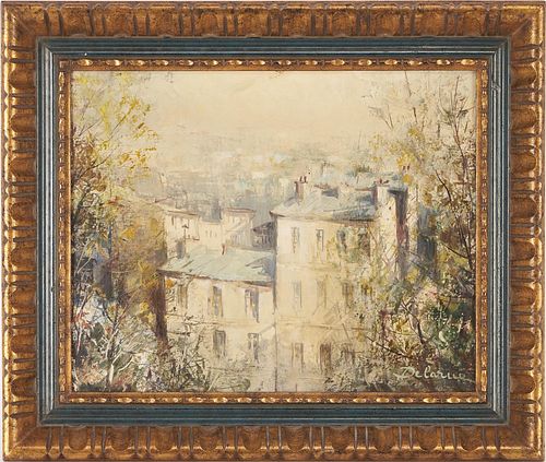 LUCIEN DELARUE O C PAINTING PARISIAN 387fa5