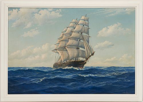 ALEX BREEDE O/C MARITIME PAINTING, ROMANCE