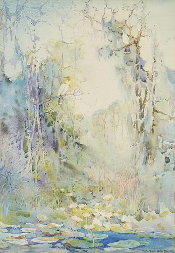 ALICE RAVENEL HUGER SMITH WATERCOLOR