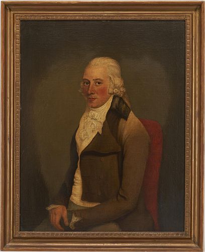 18TH CENTURY OIL PORTRAIT OF A