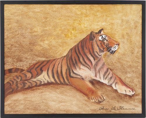 HELEN LAFRANCE O C PAINTING TIGER 387fdd