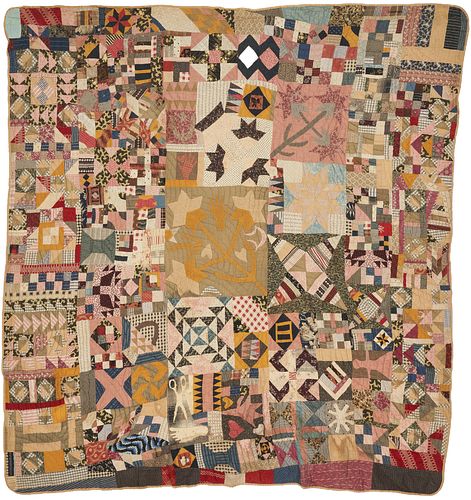 EXHIBITED AFRICAN-AMERICAN QUILT BY