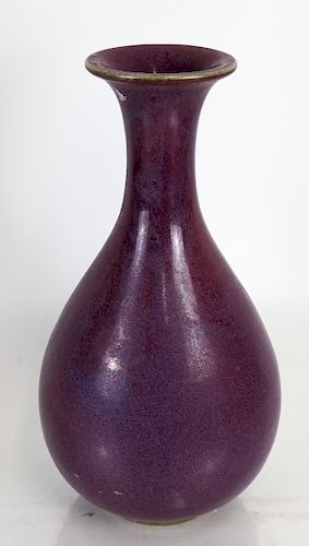 ANTIQUE CHINESE PURPLE GLAZE VASEAntique 388090