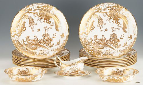 20 ROYAL CROWN DERBY GOLD AVES SERVING