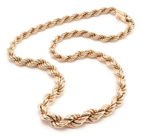 14K GOLD ROPE CHAIN NECKLACELadies 388153