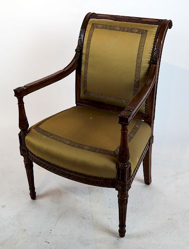 YALE BURGE FRENCH ARM CHAIRLouis 38817a