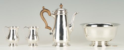 4 STERLING SILVER HOLLOWWARE ITEMS  38818e