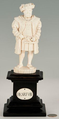 19TH C CARVED FIGURE OF HENRY 38819e