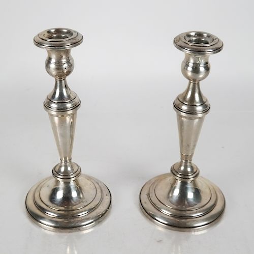PAIR OF FISHER STERLING SILVER
