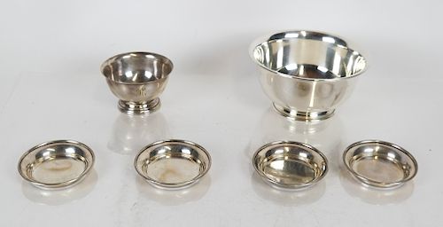 STERLING SILVER TWO BOWLS FOUR 3881c0