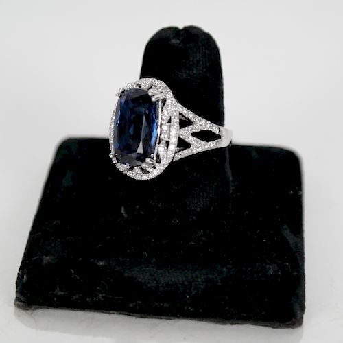 PLATINUM DIAMOND AND TANZANITE 38826c