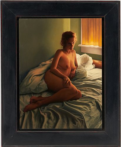 SCOTT PRIOR REALIST NUDE OIL NANNY 38829d