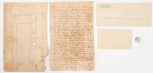 2 SLAVE DOCUMENTS, NASHVILLE TN & NORTH