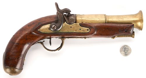 EARLY ENGLISH BLUNDERBUSS PISTOLEnglish 38833f