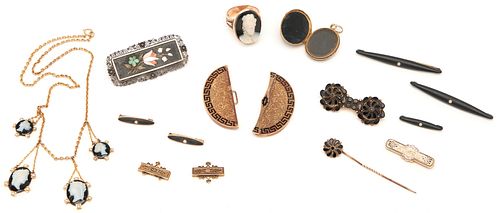 15 PCS VICTORIAN JEWELRY INCL  38839b