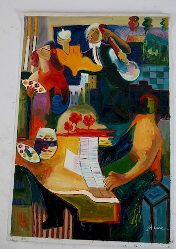 A KANE MODERNIST PIANO PLAYER 388456