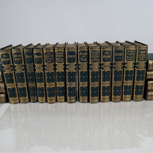 BOOKS 24 VOLS WM THACKERAY COLLECTED 388453