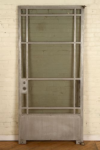 PAINTED STEEL GREENHOUSE DOOR WITH 38ad25