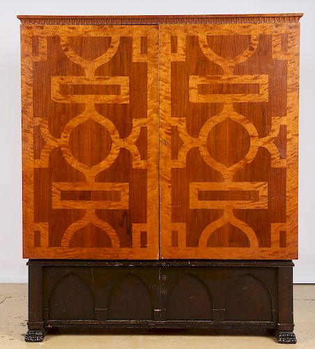 SWEDISH ART DECO ROSEWOOD AND BIRCH