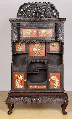 JAPANESE SHIBAYAMA SHODANA CABINET.Japanese