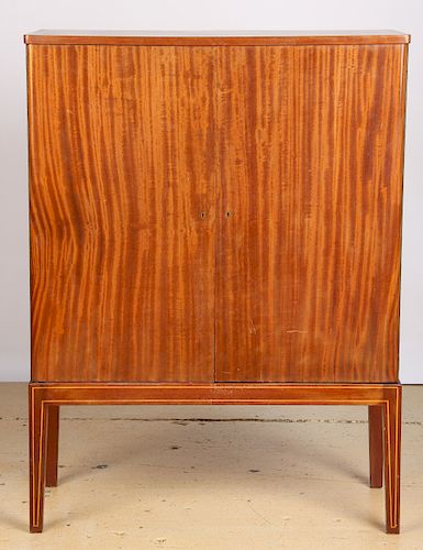 SWEDISH MID CENTURY INLAID MAHOGANY 38af5f