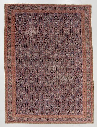 FINE ANTIQUE FERAHAN RUG, PERSIA: