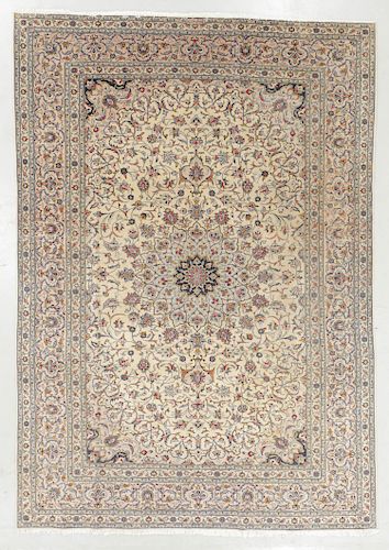 VINTAGE KASHAN RUG, PERSIA: 8'1''