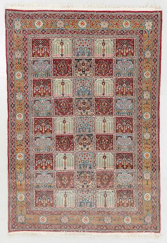 SEMI ANTIQUE GHOUM GARDEN RUG  38afab